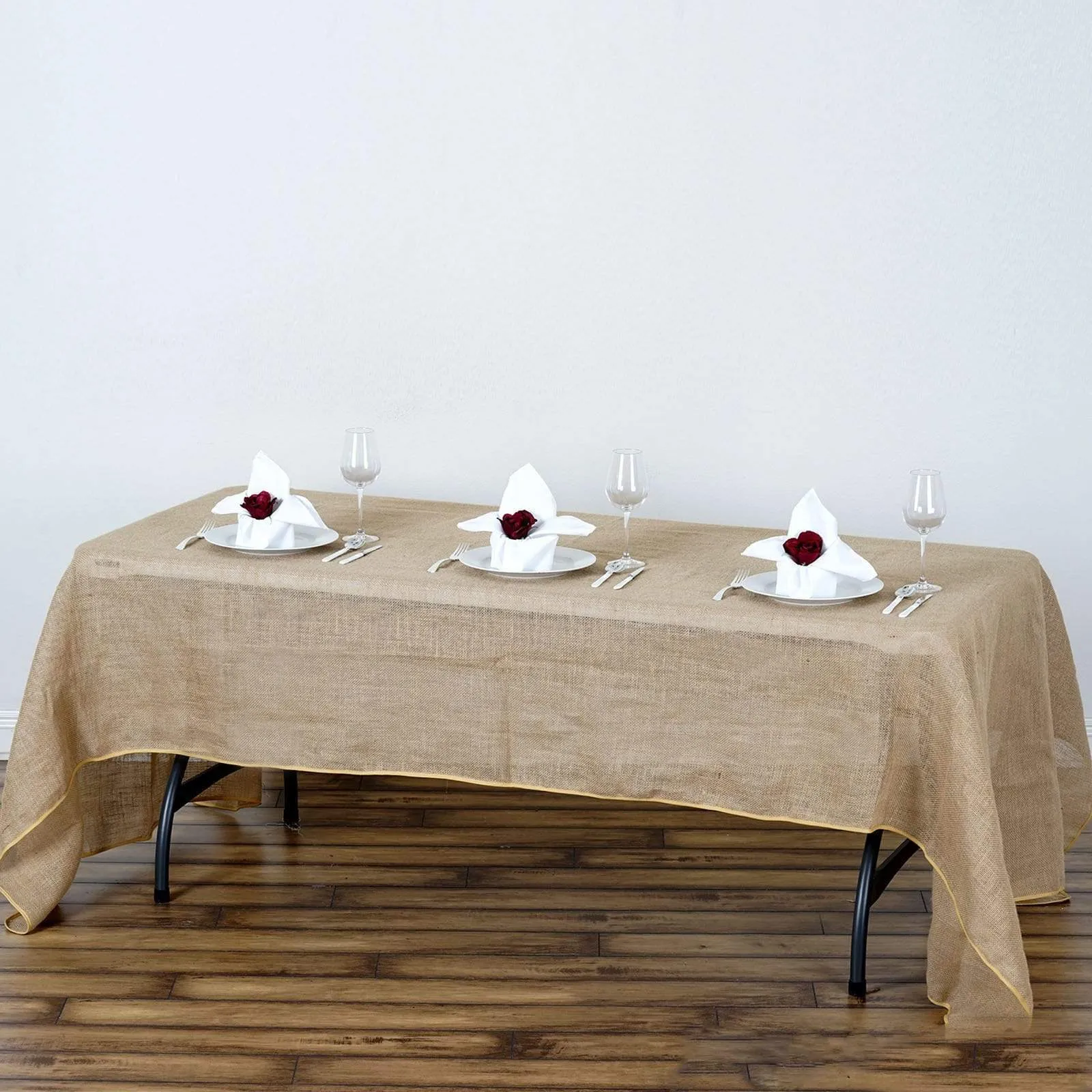 Tablecloth - Rectangular 60" x 126" - Burlap