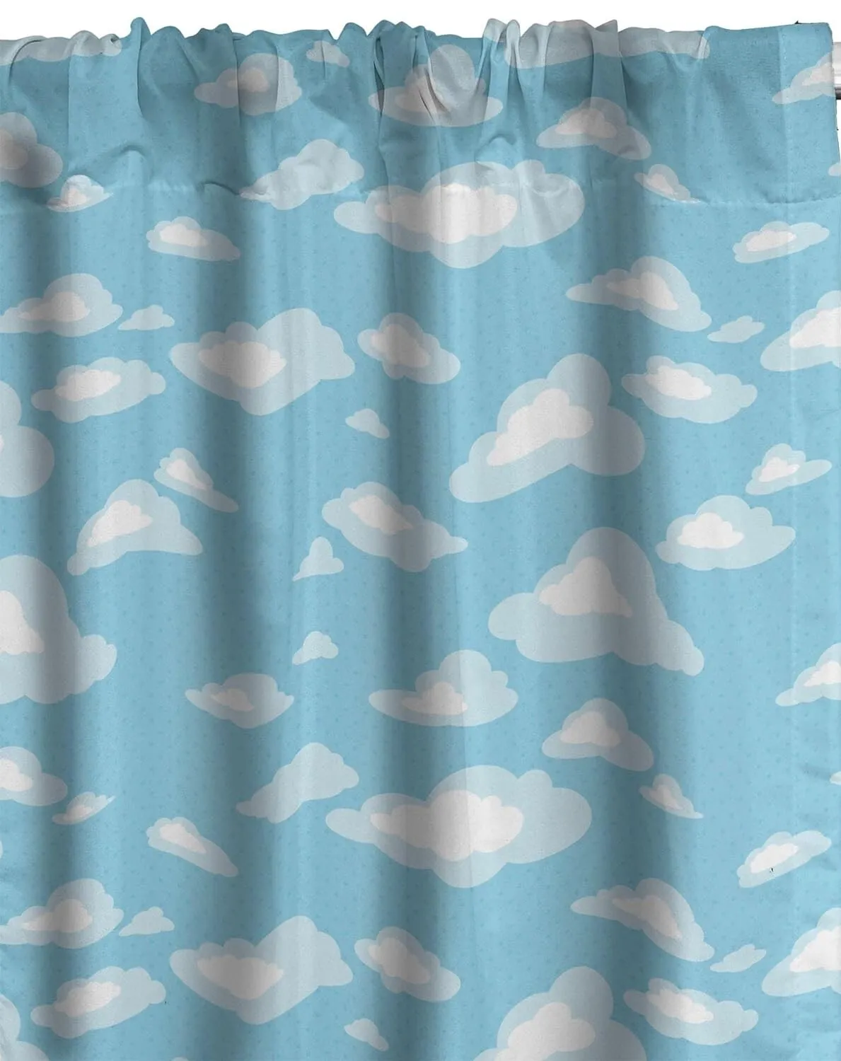 Curtain - 95" H x 28" W Backdrop - Clouds