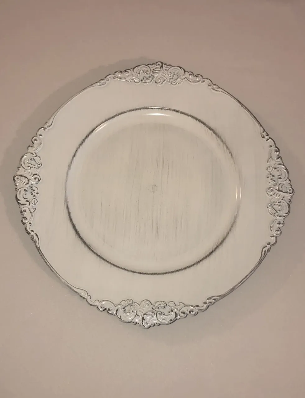 Charger Plate - Antique White