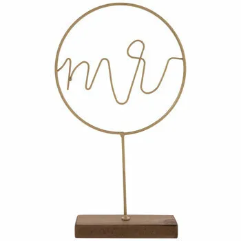 Mr Gold Metal Decor