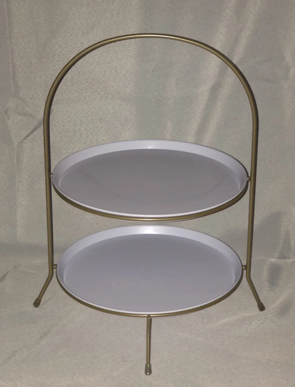 2 Tier Tray with Removable Plates