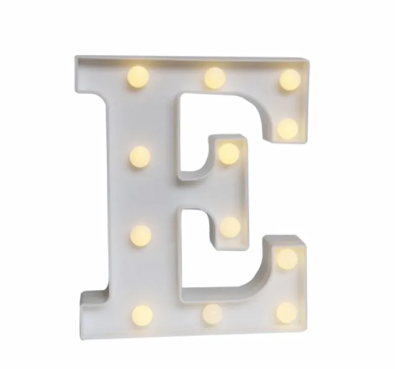 LED Marquee Light Up Alphabet Letter E