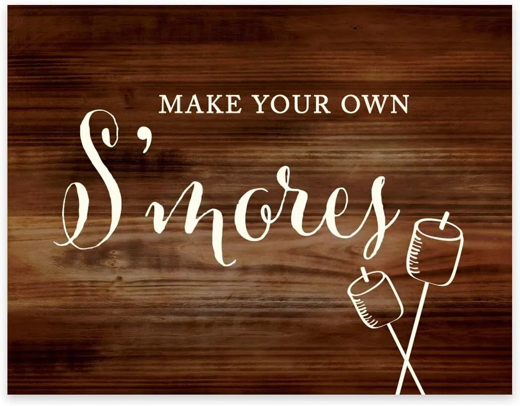 Sign - Make Your Own S'mores
