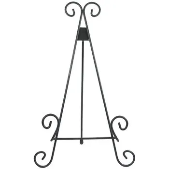 Easel - Black Metal Scroll