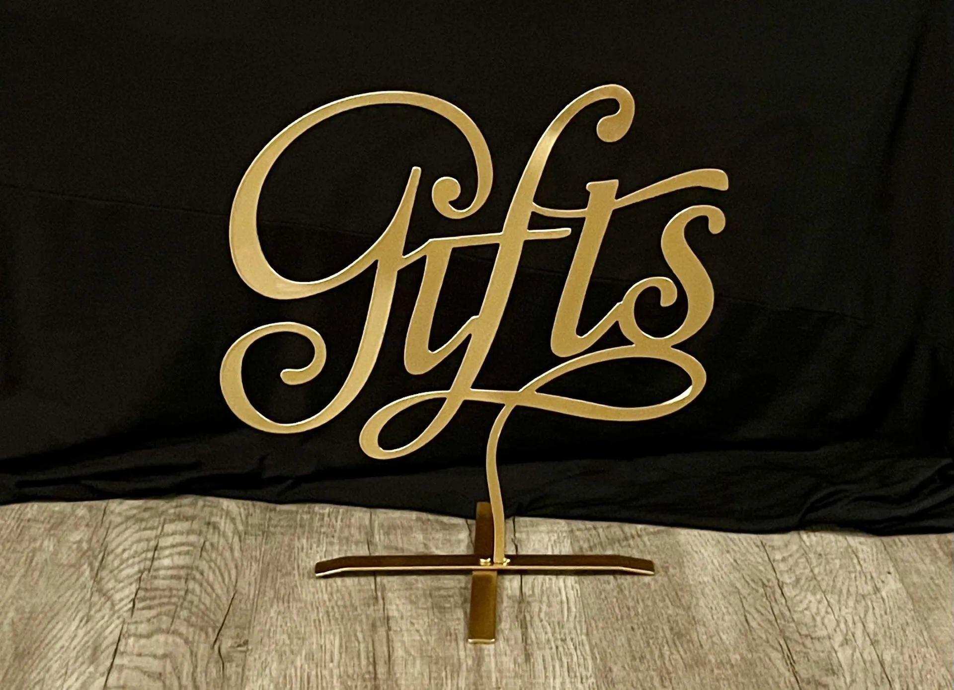 Sign - Gifts - Gold Metal