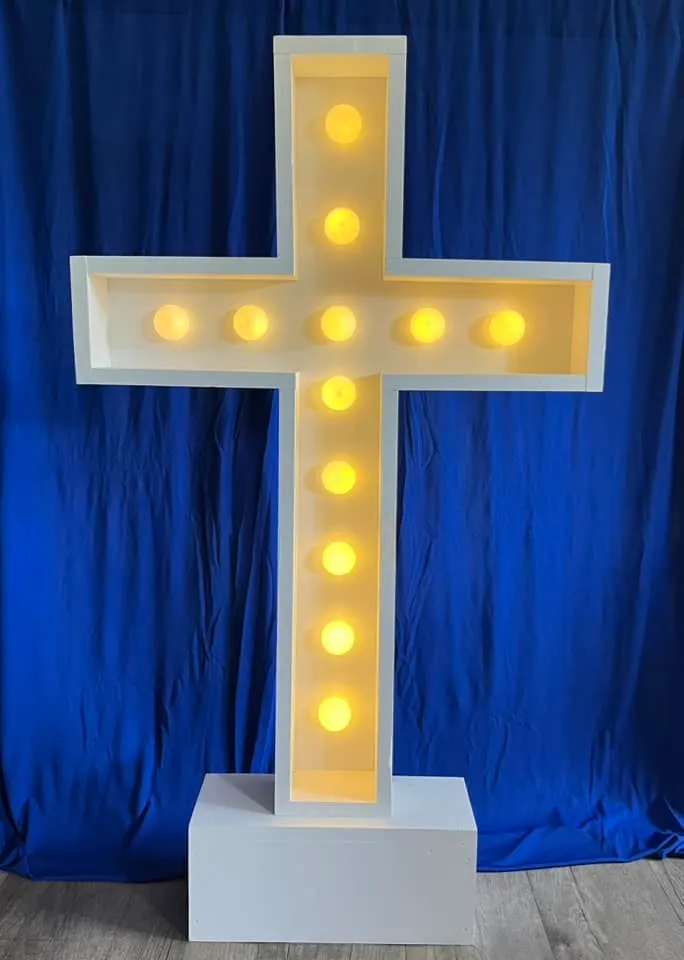 3' Tall Cross Marquee