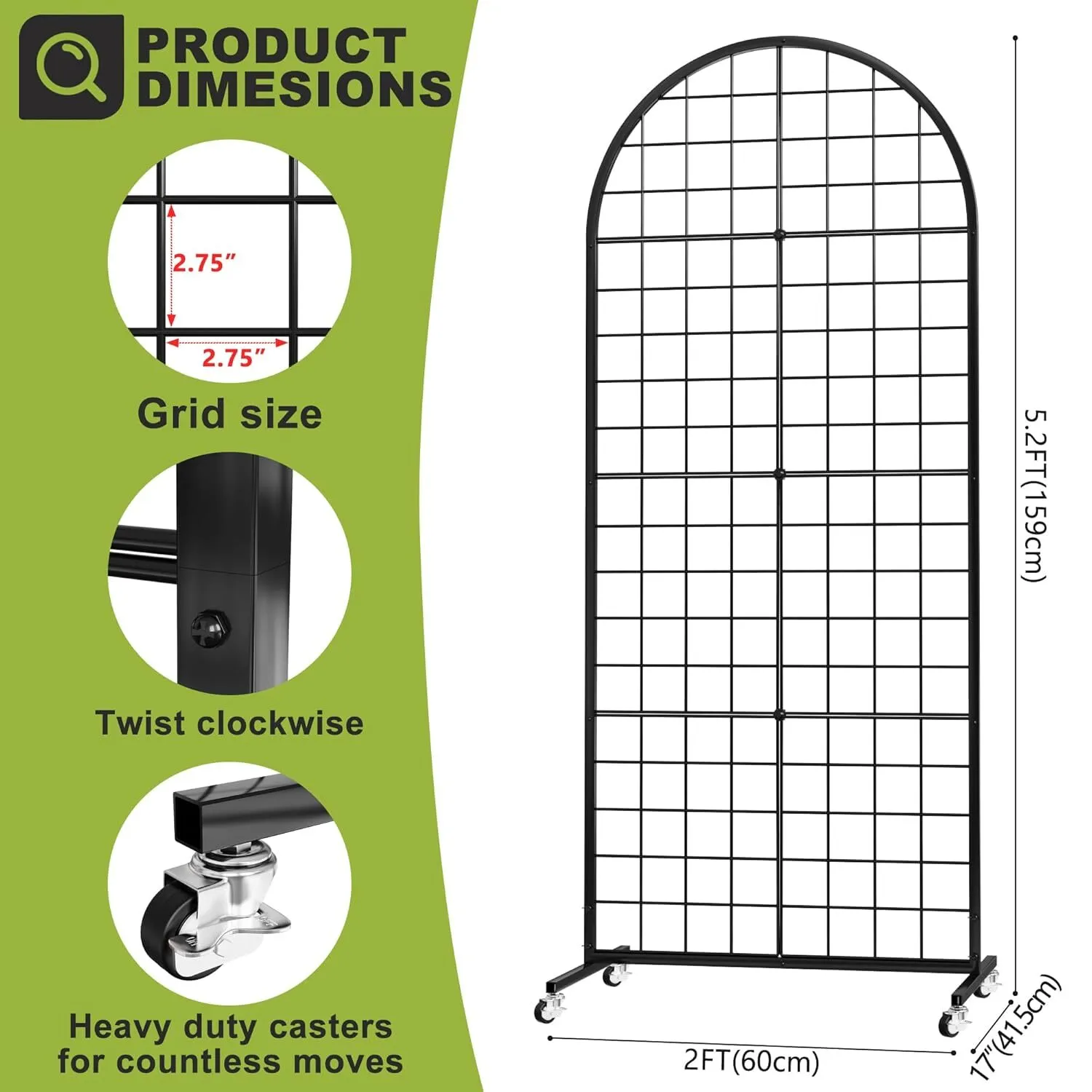 Arched Grid Wall