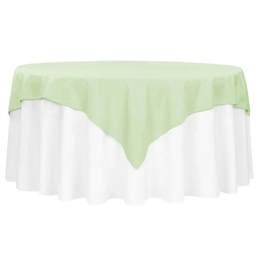Tablecloth - Square Overlay 72" Polyester - Sage Green