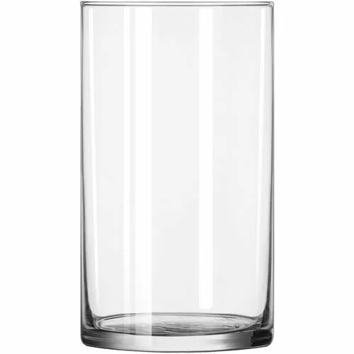 Vase - Clear Glass Cylinder 6"