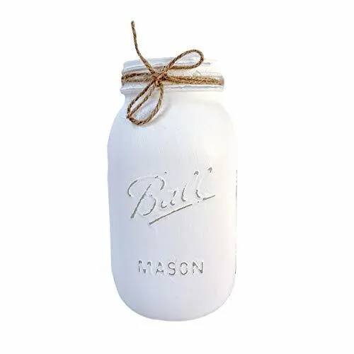Mason Jar - White