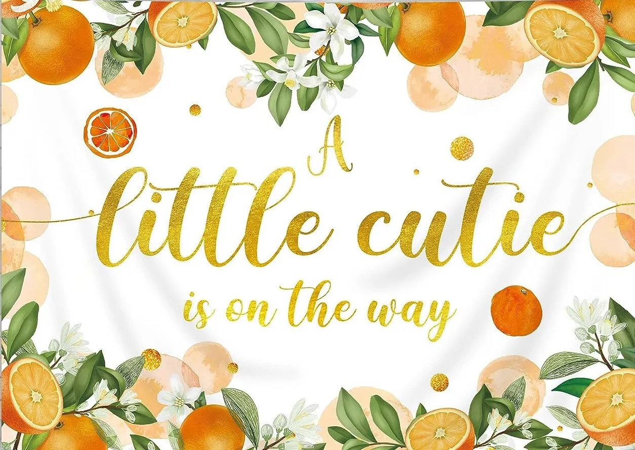 Backdrop - A Little Cutie Is On the Way