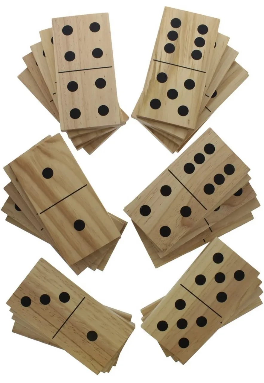Game - Giant Wooden Indoor/Outdoor Dominoes