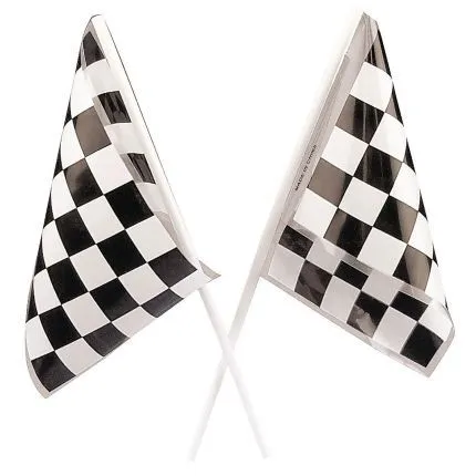 7" Checkered Flag
