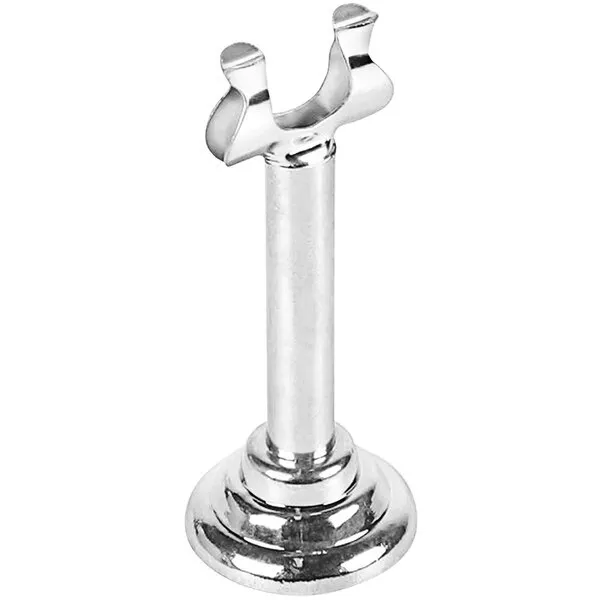 Table Number Display Stand Harp Shape - Chrome