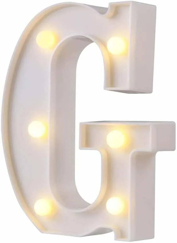 LED Marquee Light Up Alphabet Letter G