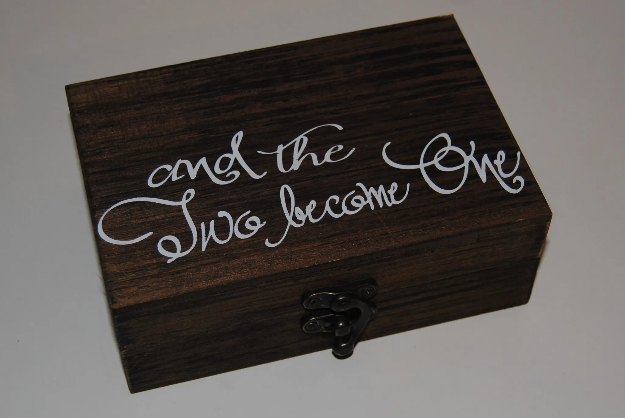 Ring Bearer - Ring Box - And the Two Become One