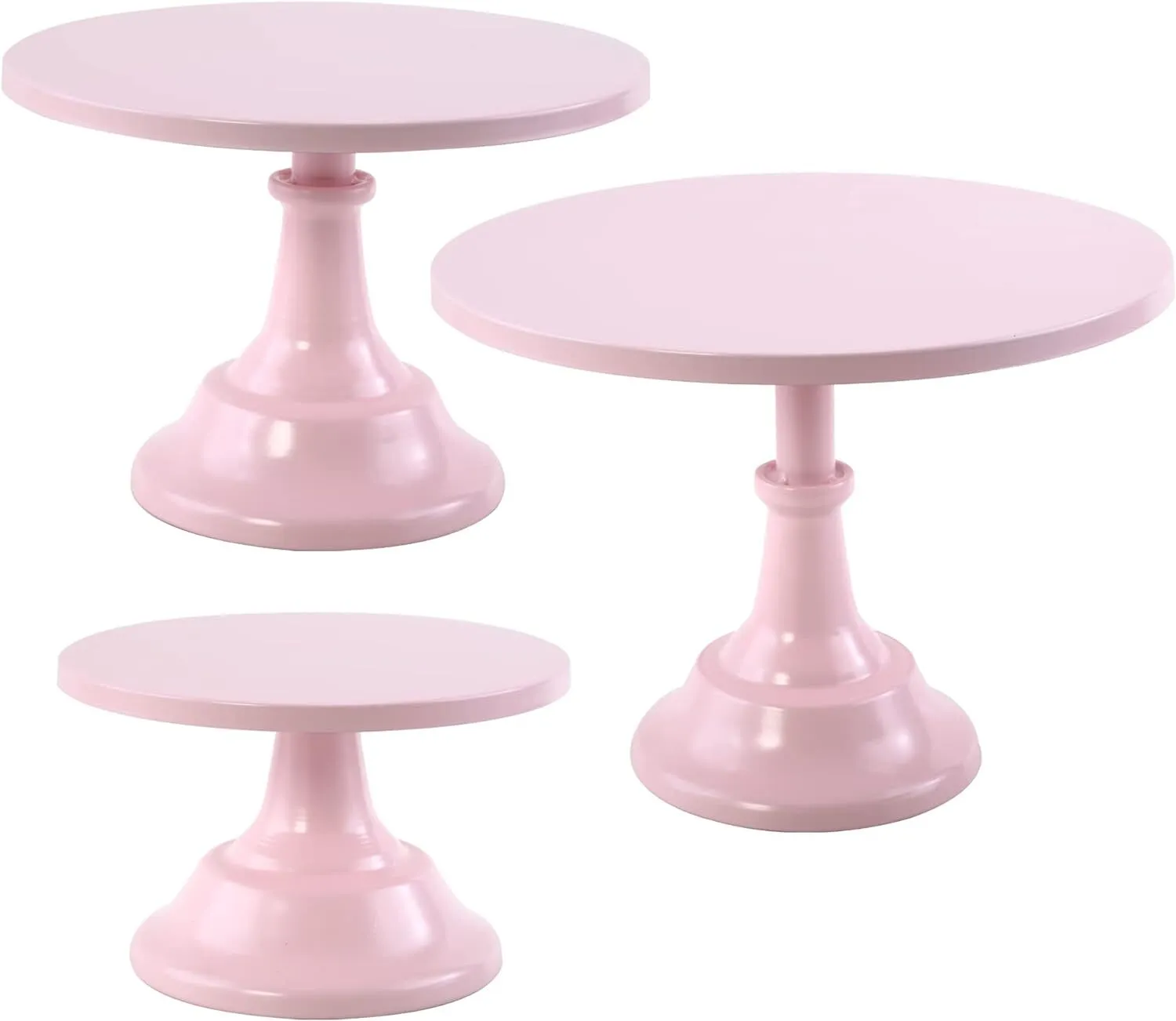 Cake Stand - Melamine - Pink