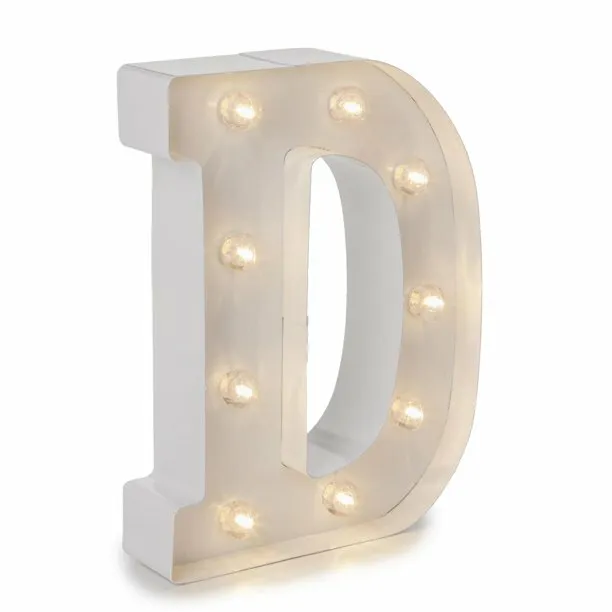 LED Marquee Light Up Alphabet Letter D