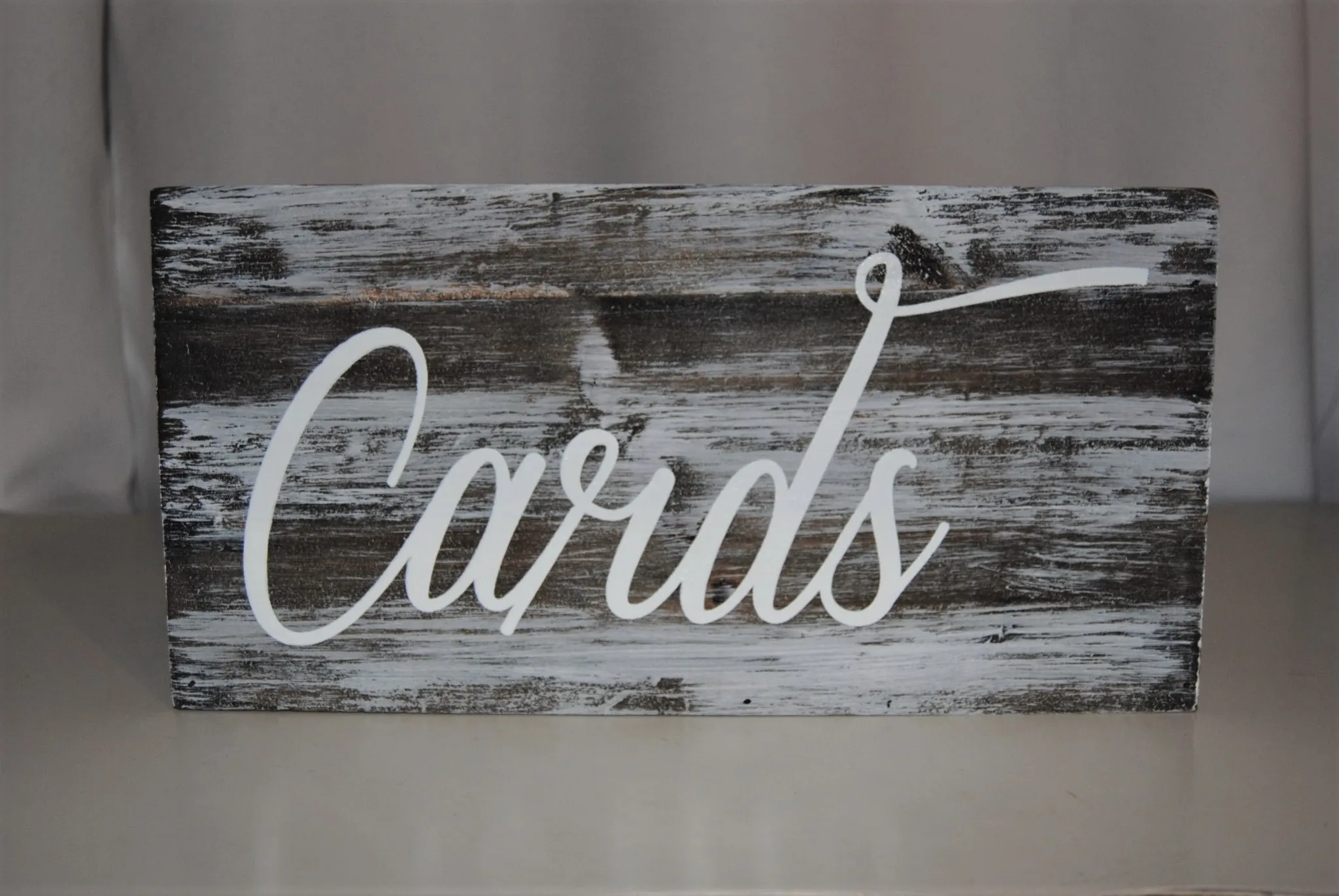 Card Box - Whitewashed