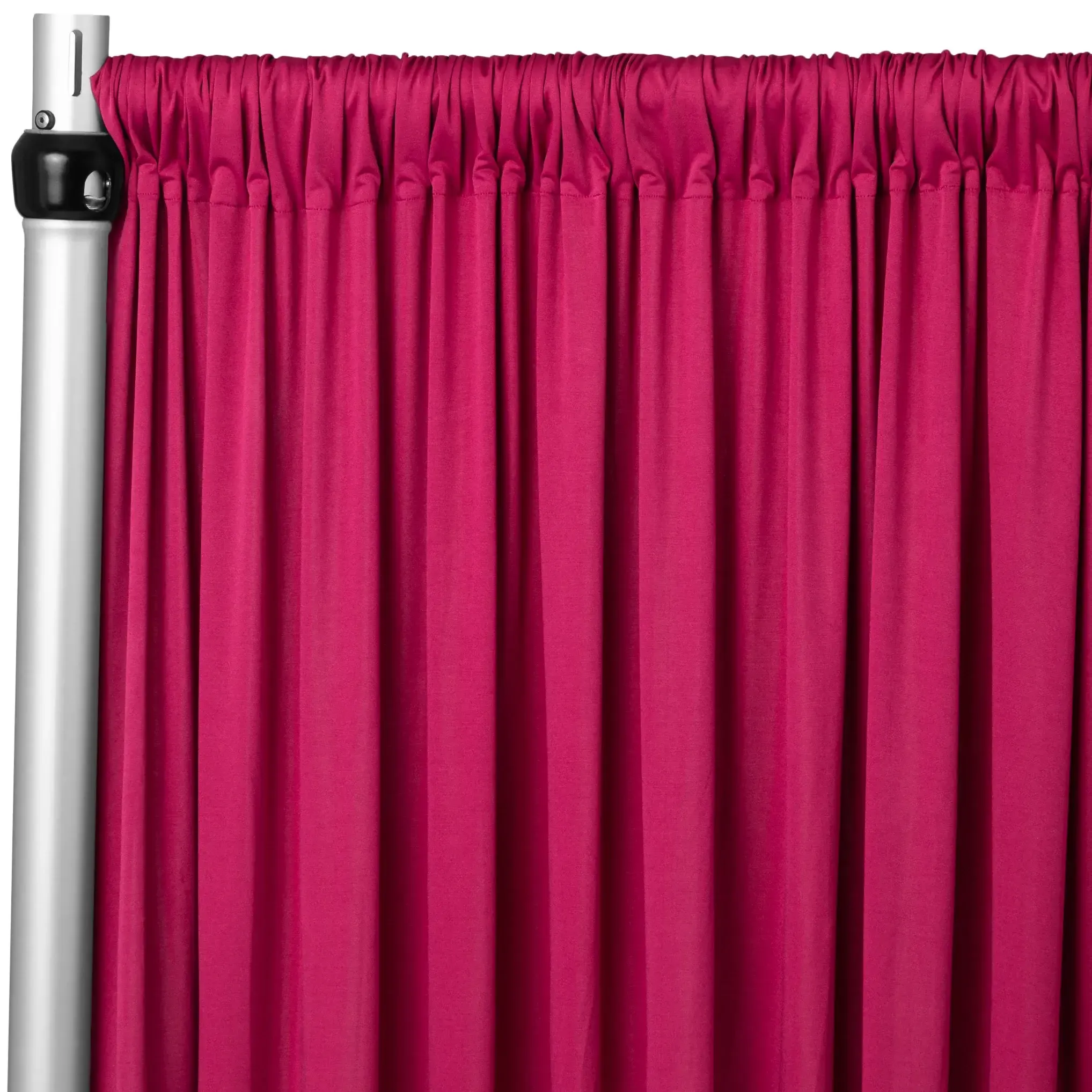 Curtain - 10' H x 5' W Spandex Backdrop - Fuschia