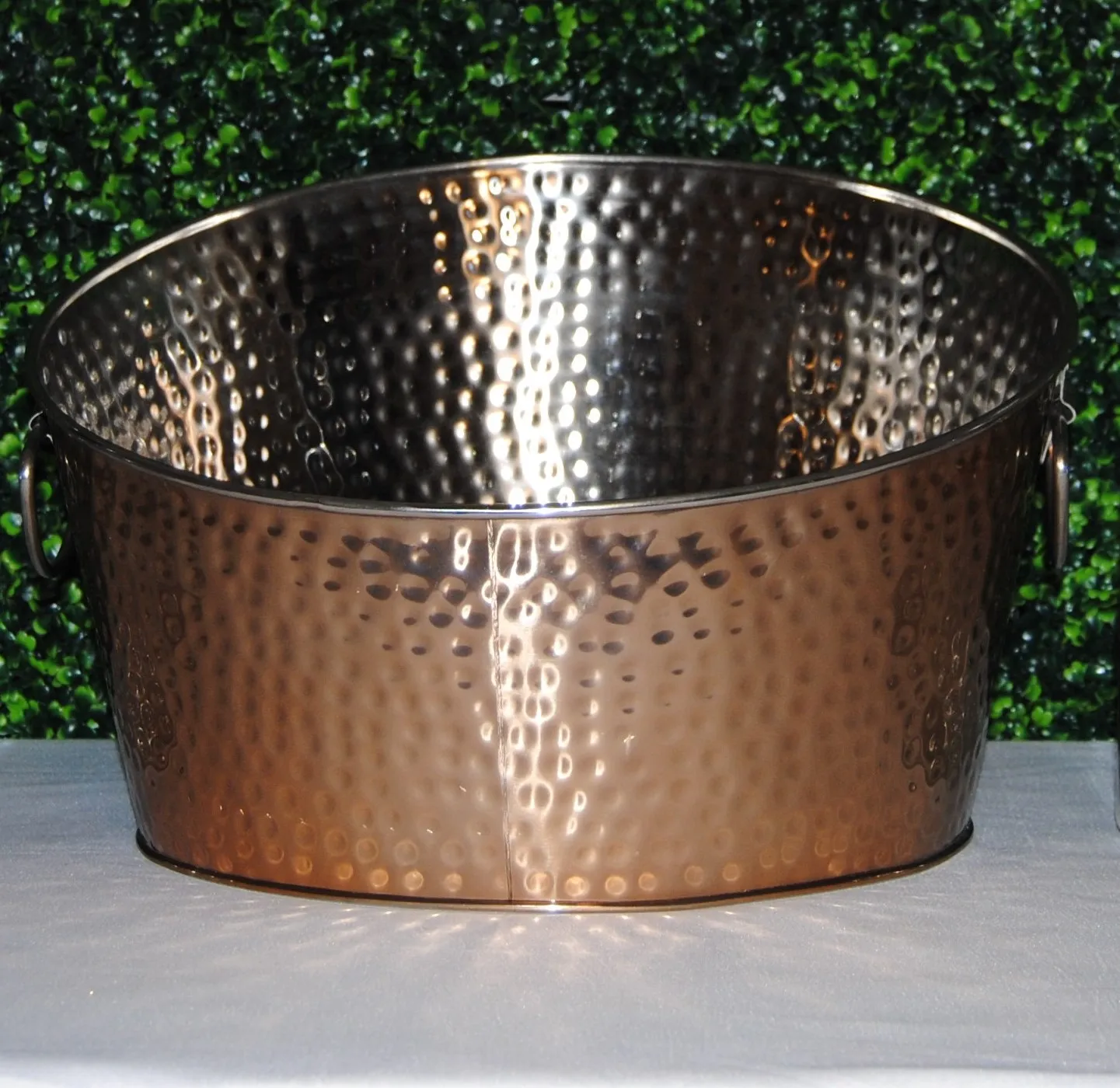 Beverage Tub - Hammered Copper