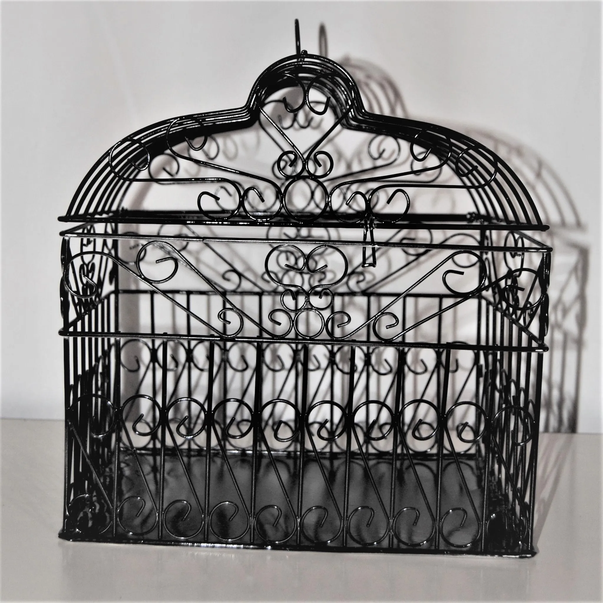 Decorative Bird Cage - Black