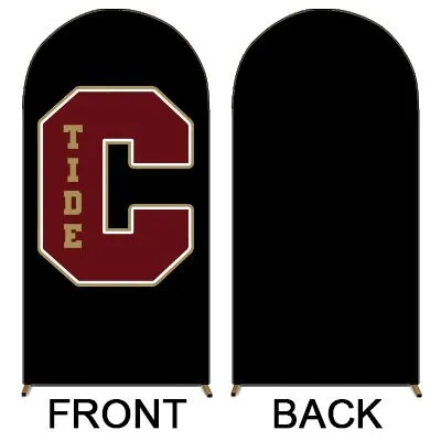 Custom School Arch Cover - CHS Tide