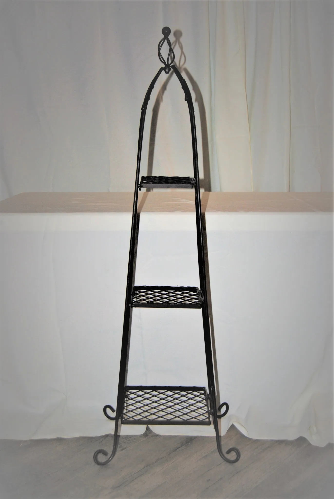 Shelf - Black 3 Tier Decorative Shelf