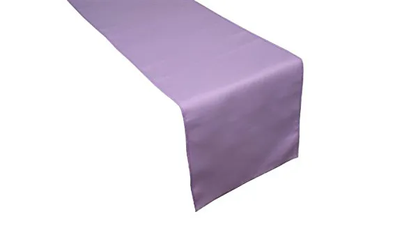 Table Runner 12" x 108" Lamour Satin - Lilac