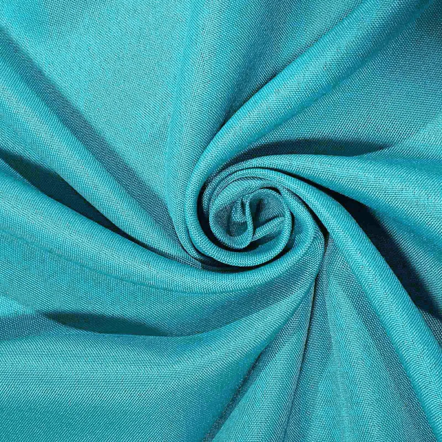 Tablecloth - Round 120" Polyester - Turquoise 