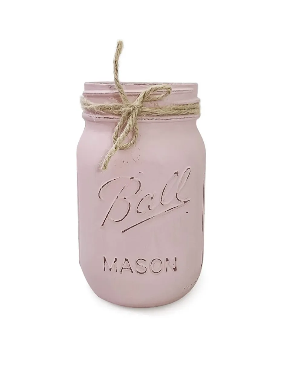Mason Jar - Pink