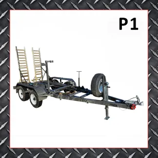 #P1 7×4 2750KG Plant Trailer 