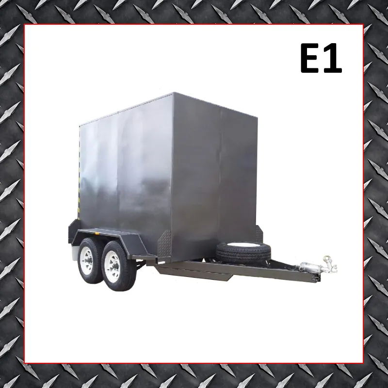 #E1-4 8×5 Enclosed Trailer 