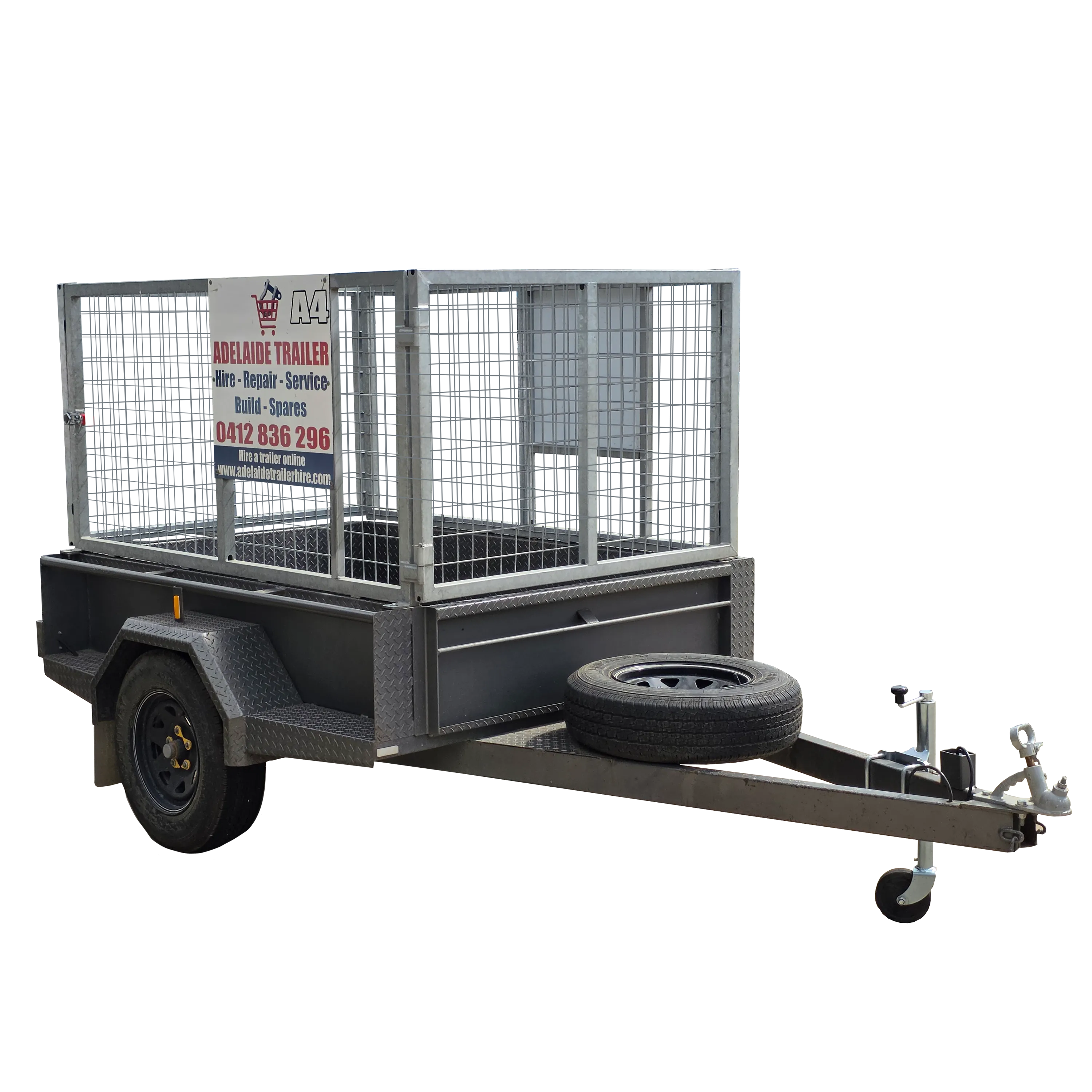 #A2-4 6×4 Cage Trailer 