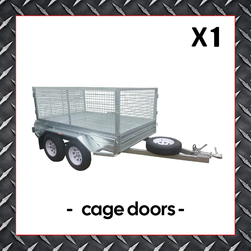#X1 10x6 Cage Trailer with Cage Doors