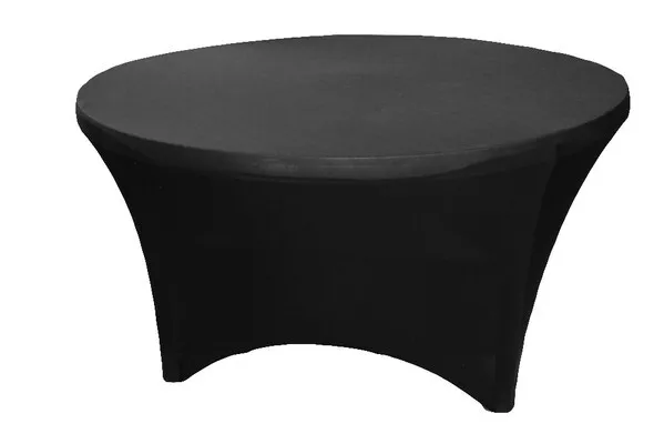 Black Spandex - 60" Round x 30" Tall