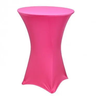 Fuchsia Pink Spandex Highboy - 36" Round x 42" Tall