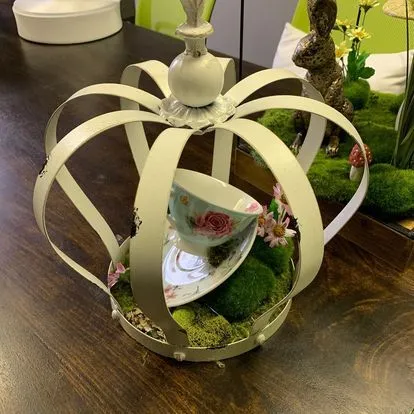 Wonderland Crown with Tea Cup Set