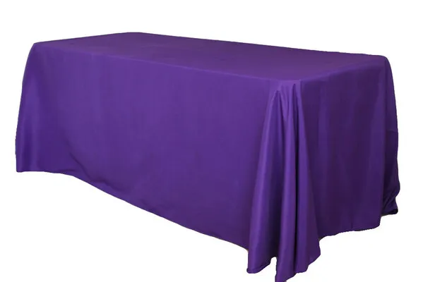 Purple Poly Linen - 156"x90"