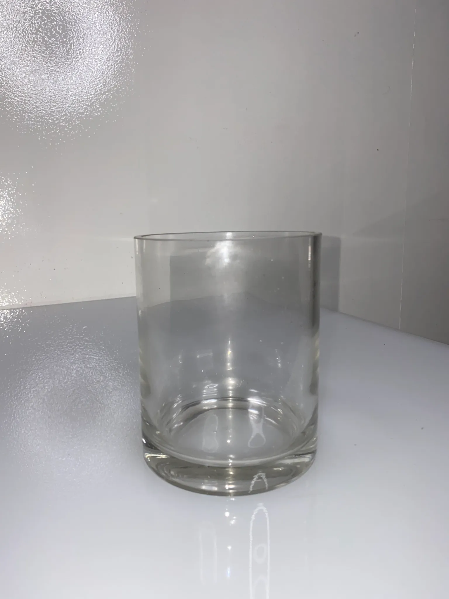 Cylinder Glass Vase - 5" x 4"