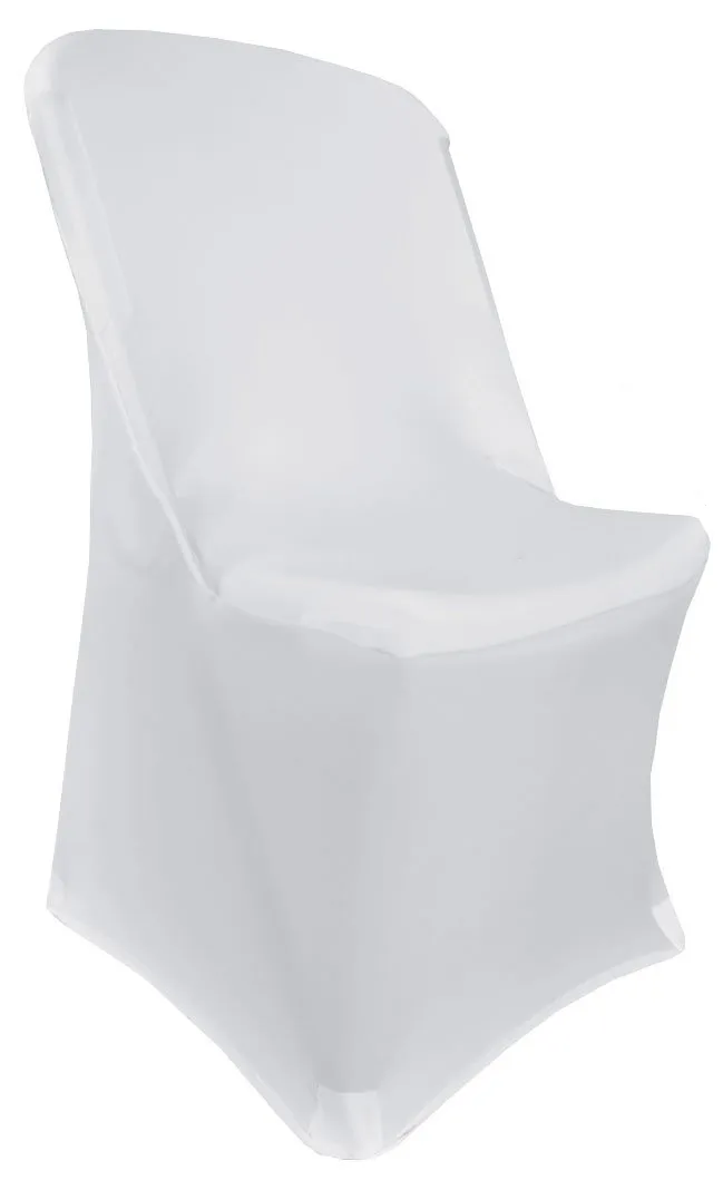 White Spandex Banquet Chair Cover