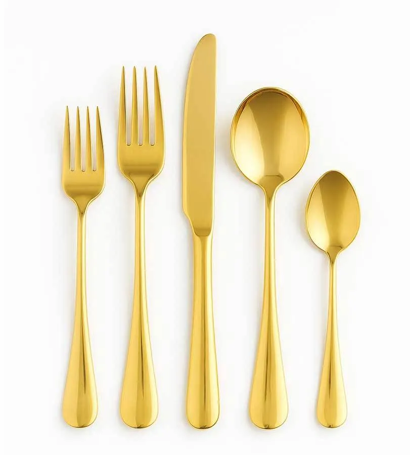 Gold Flatware