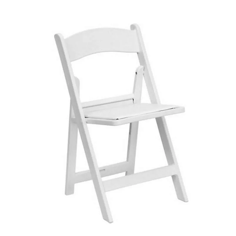 Resin Folding Chair - White