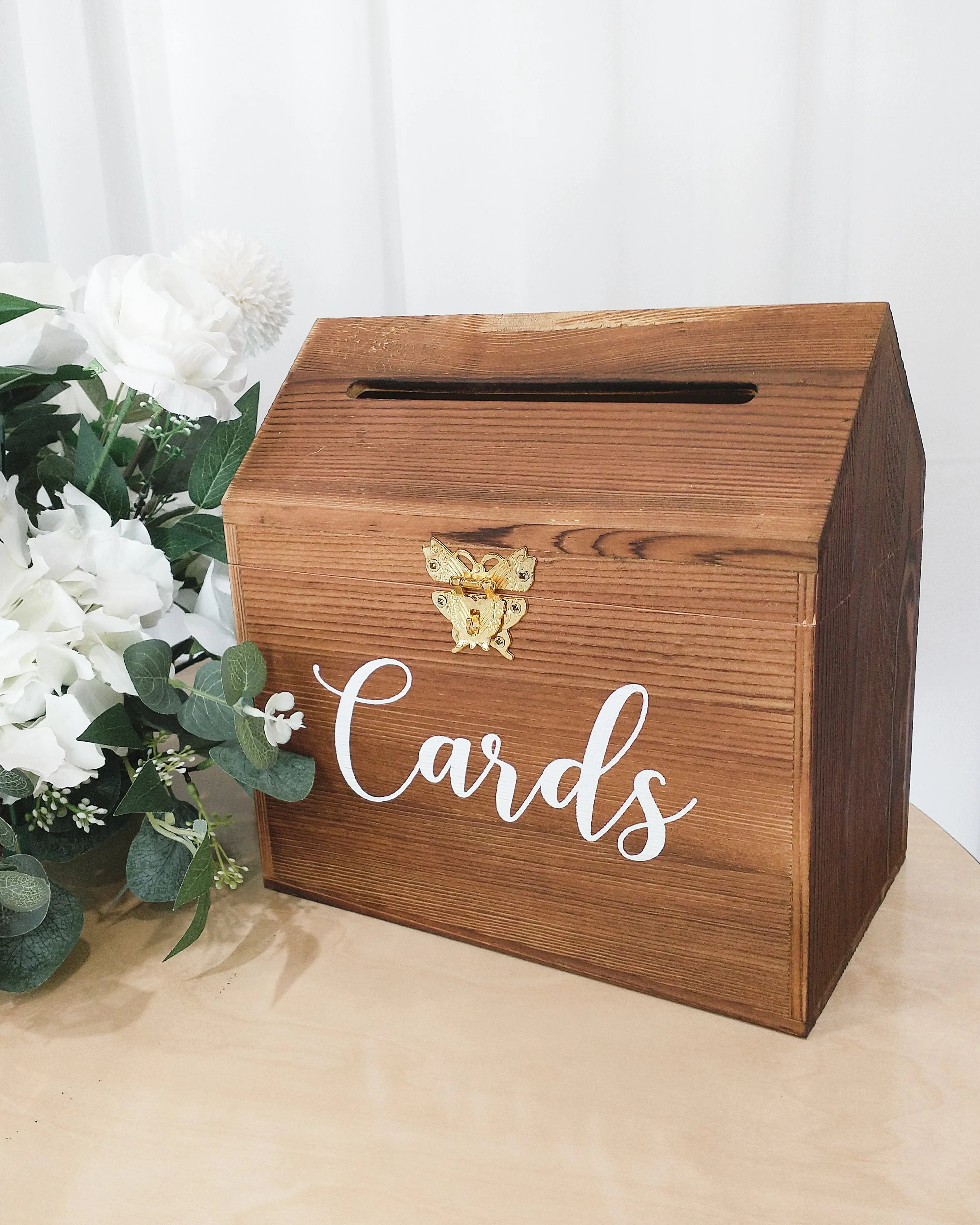 Wood Card Box
