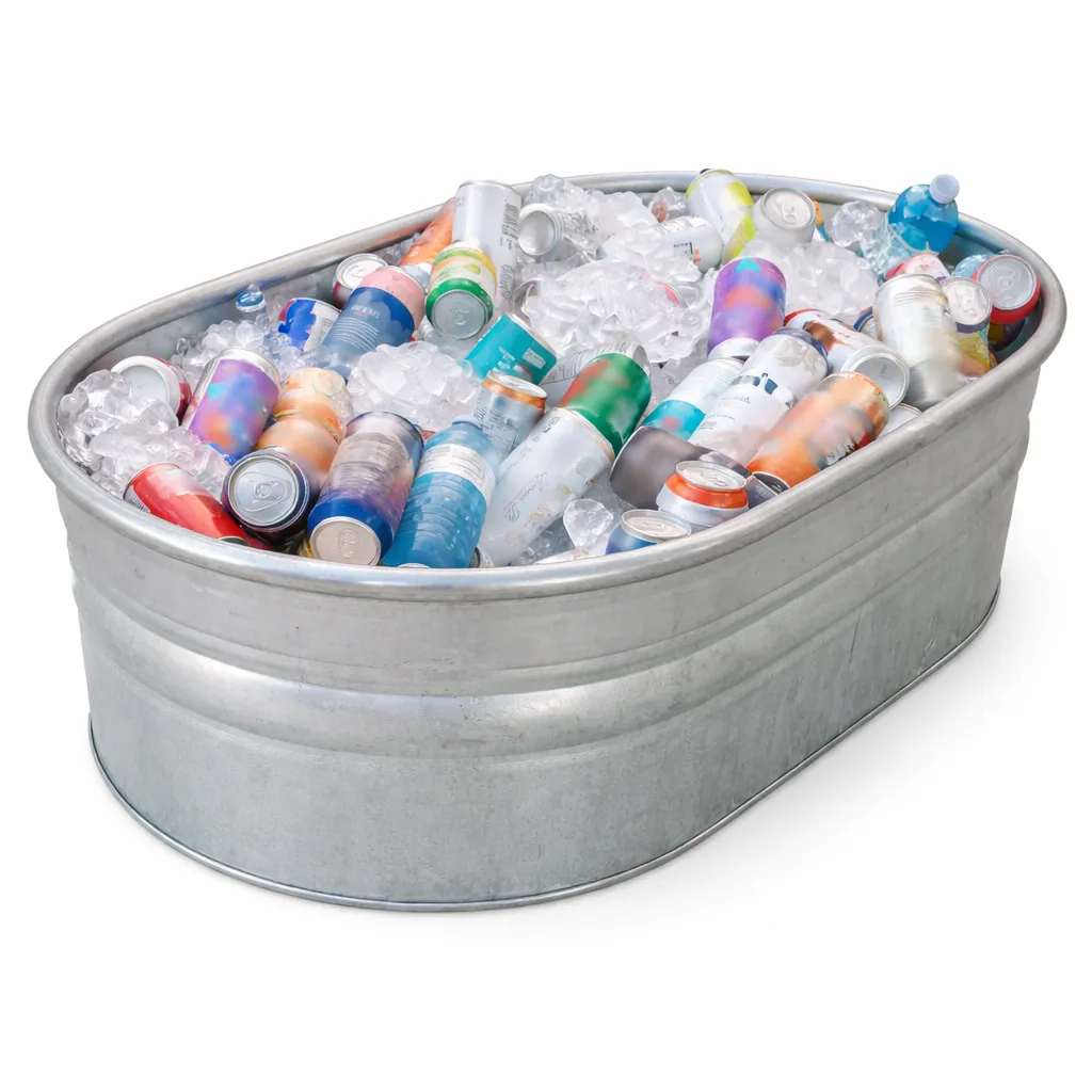 Galvanized Drink / Beer Tub