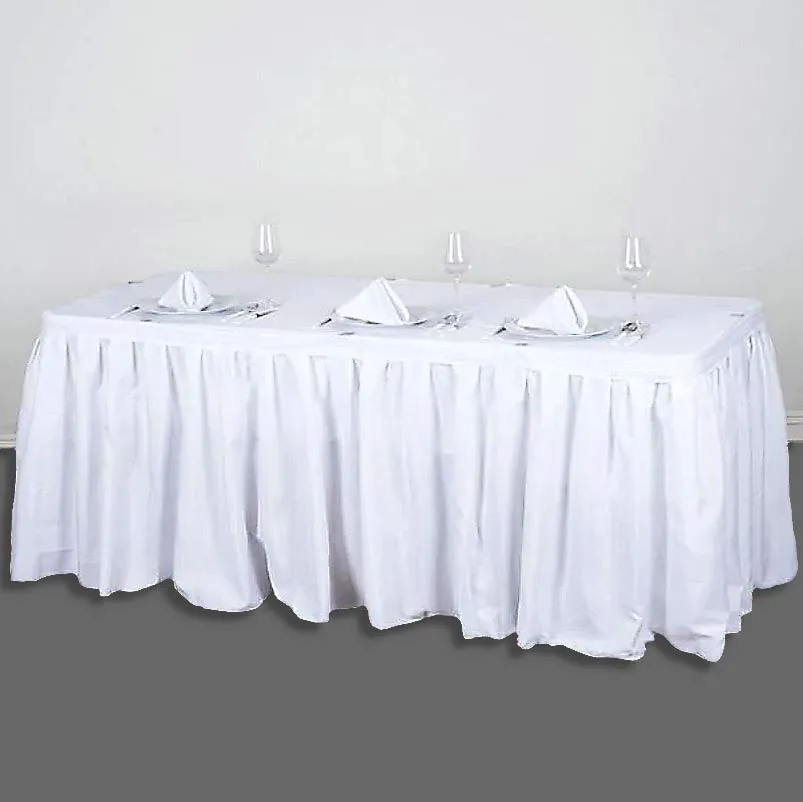 Pleated Table Skirt