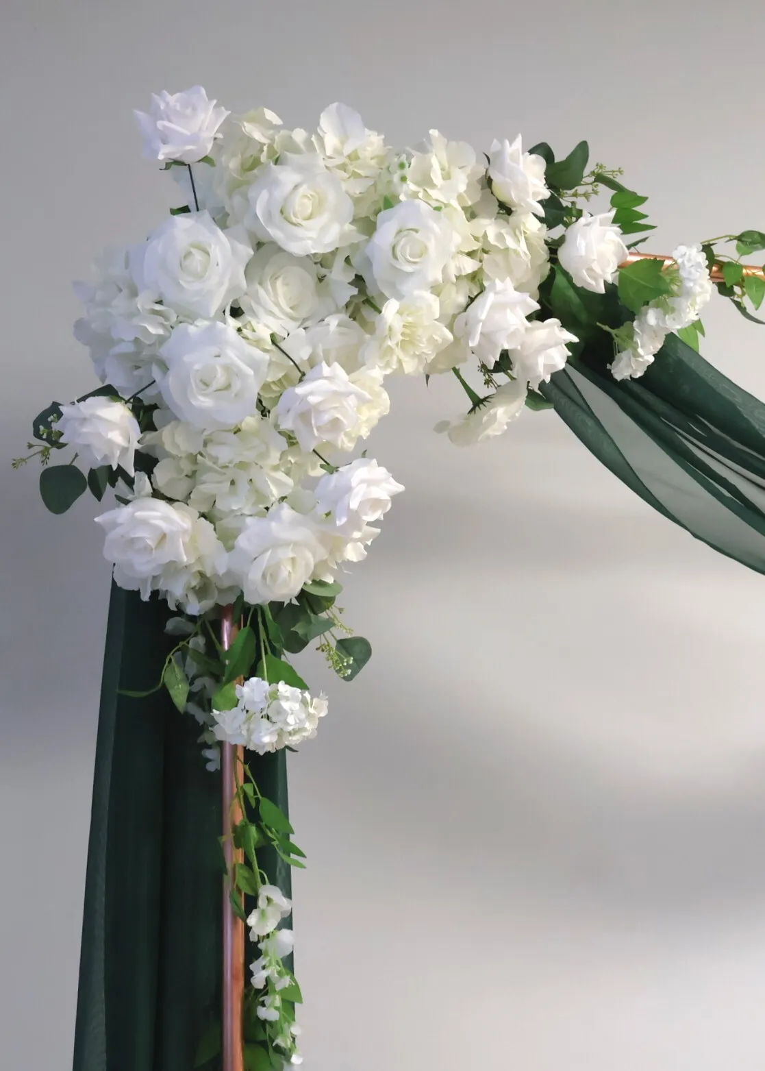 All in White Faux Florals