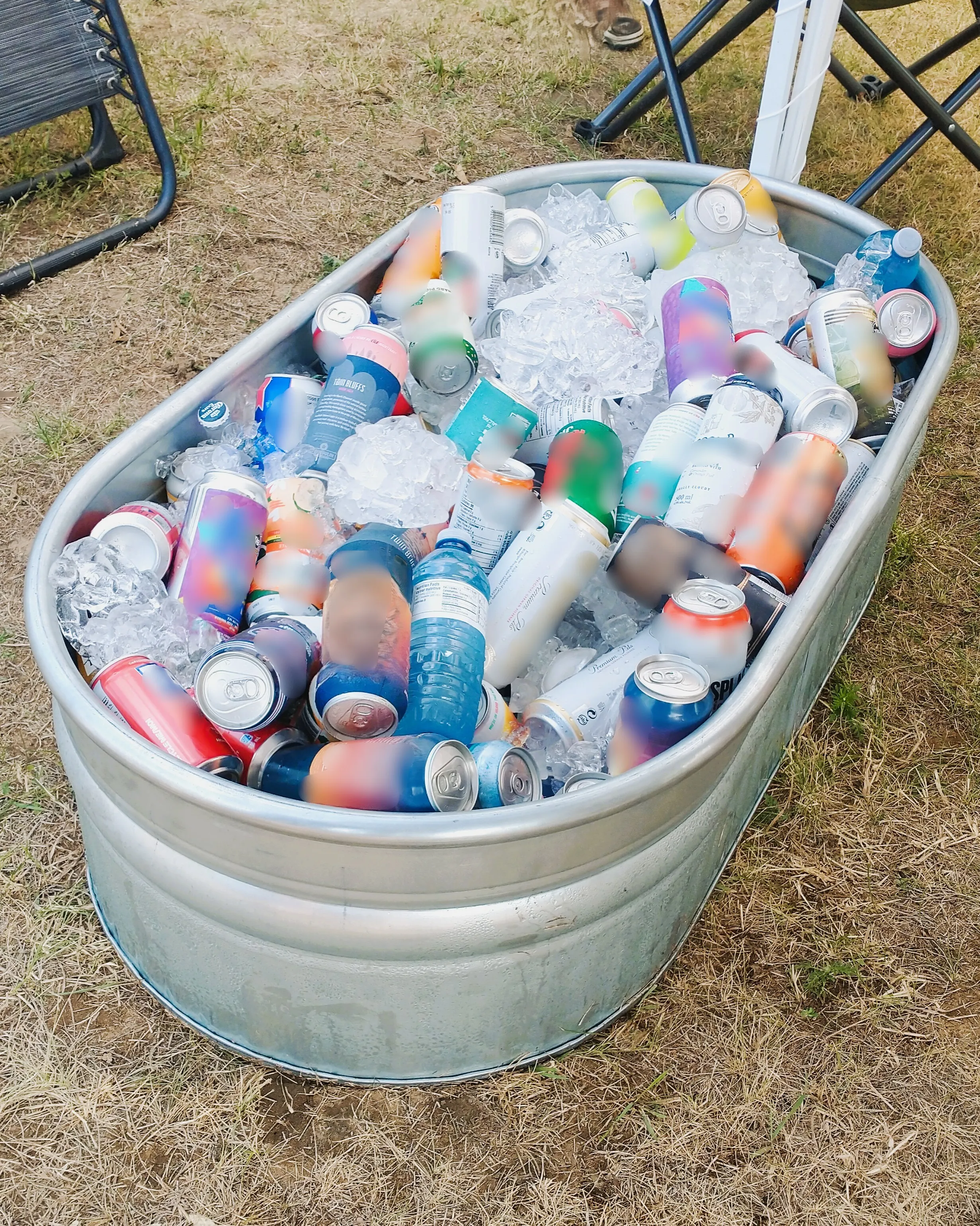 Galvanized Drink / Beer Tub