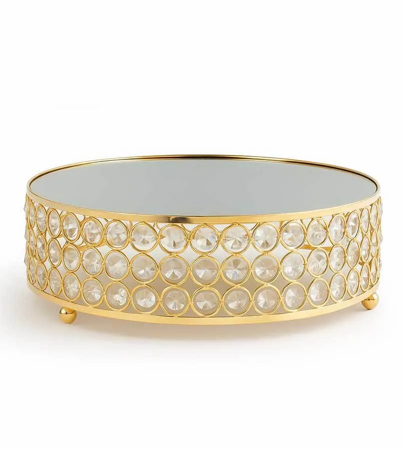 Gold and Crystal Cake Stands