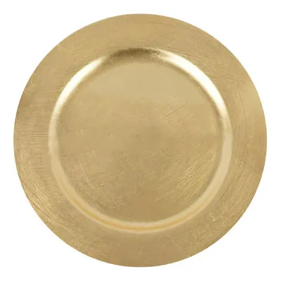 Metallic Gold Acrylic Charger